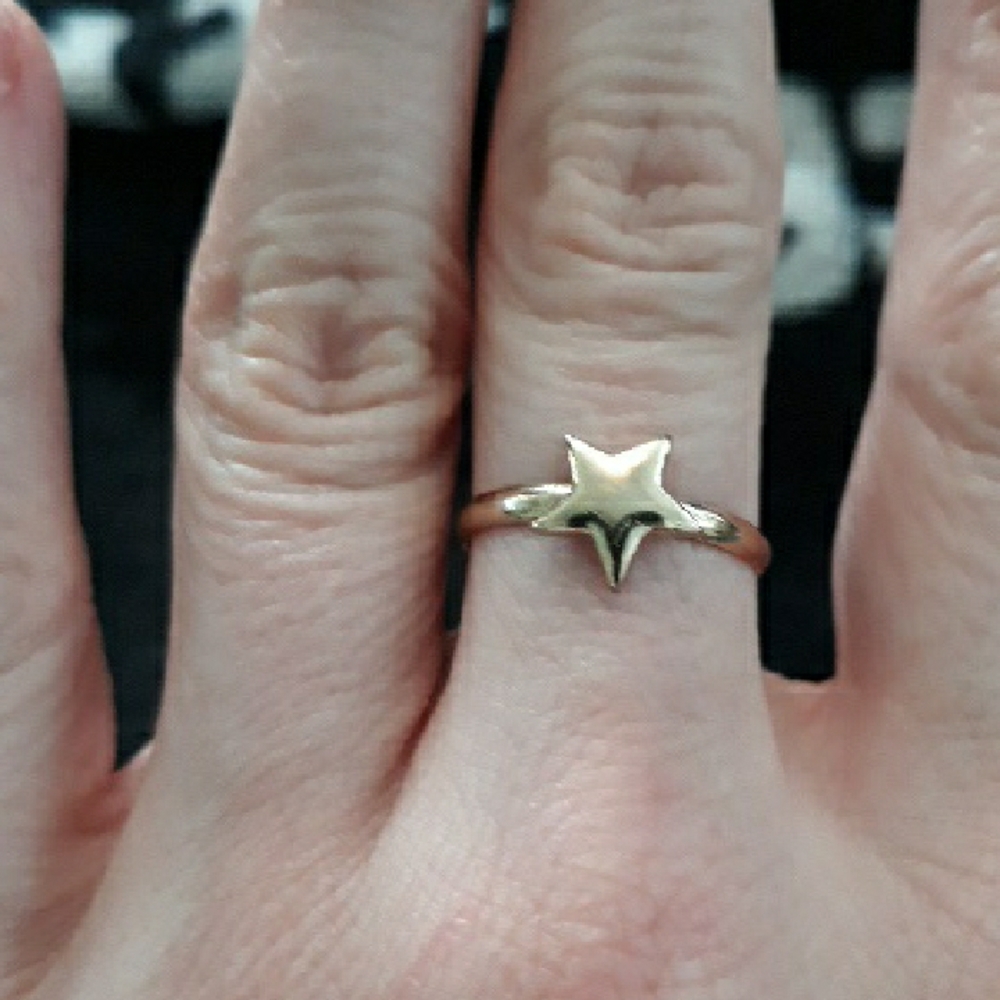 Gold Star Ring